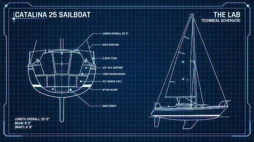 Catalina 25 Technical Schematic